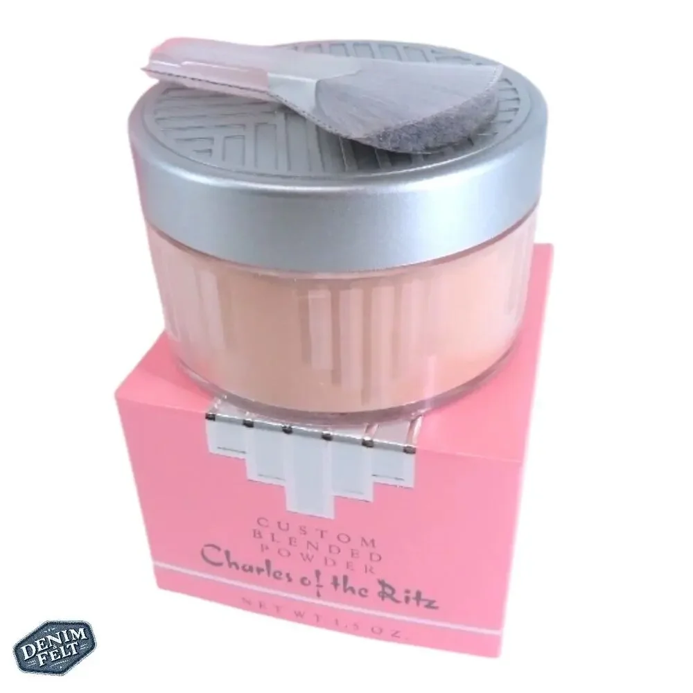 Charles of the Ritz Custom Blended Powder Rose Beige 1.5oz Vintage New in Box